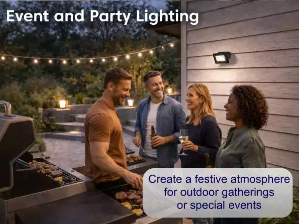 Morris led 20w floodlight ideal for events and parties